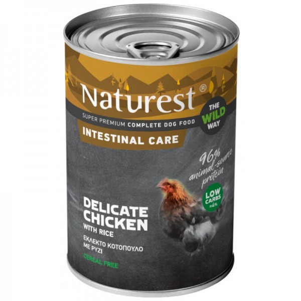 Naturest Intestinal Care Κοτόπουλο και Ρύζι 400gr Super Premium Τροφές